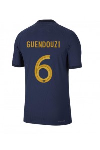 Frankrijk Matteo Guendouzi #6 Voetbaltruitje Thuis tenue WK 2022 Korte Mouw